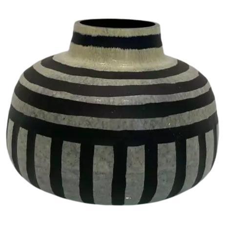 Monochrome Decorative Two Case Glass Studio vase