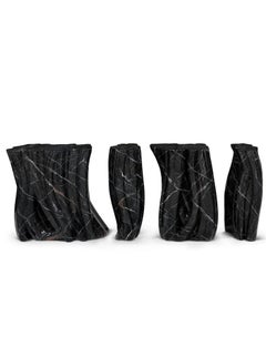 Monochrome Faux-Marble Sideboard - Hand-Painted Fiberglass - Boca do Lobo