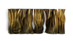 Monochrome Console Gold in Molded Fiberglass