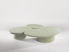 Set of 3 Monochrome Laghi Coffee Tables in Lacquered