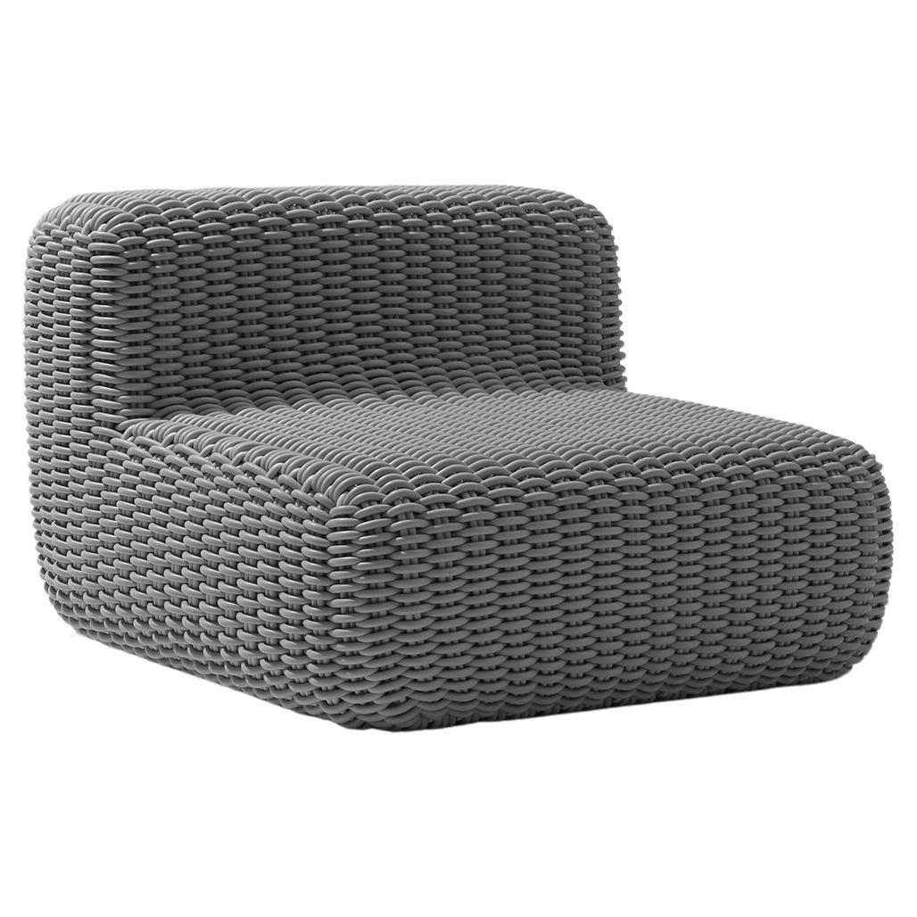 Monochrome Lounger in Plum For Sale at 1stDibs