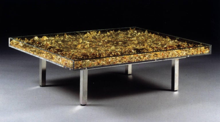 Monogold Table by Yves Klein In Excellent Condition For Sale In London, GB