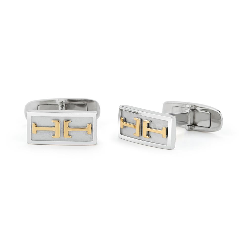 18k White and Yellow Gold Monogram Cufflinks

A striking and simple gold cufflink for everyday use.
Item: # 02831
Metal: 18k W / Y