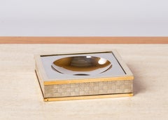 Monogram Gucci Brass and Chrome Vide Poches - Italy 1970's