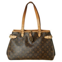 Monogram leather shoulder bag Louis Vuitton Numbered