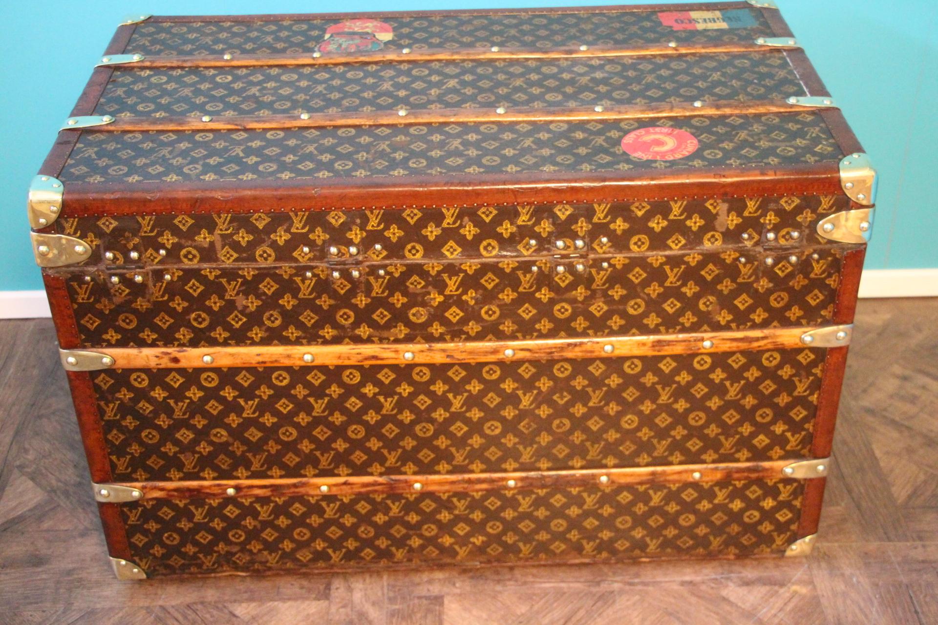 Monogram Louis Vuitton Trunk Louis Vuitton Steamer Trunk, Louis Vuitton Courrier 4