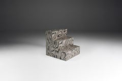 Monolit Side Table, Alpi Veneer by Cezar Moldovan x Arbore