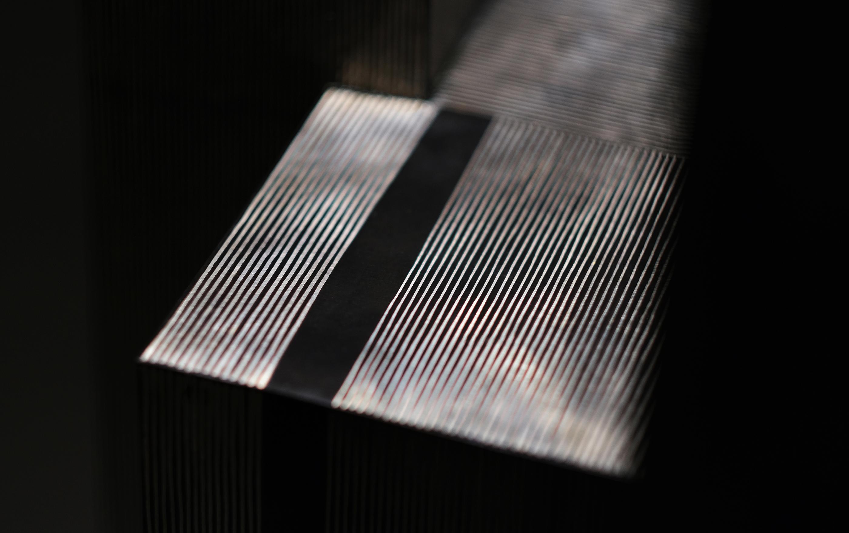Cast Monolith - Silver metal inlay craft - Handcrafted in traditional Bidri For Sale