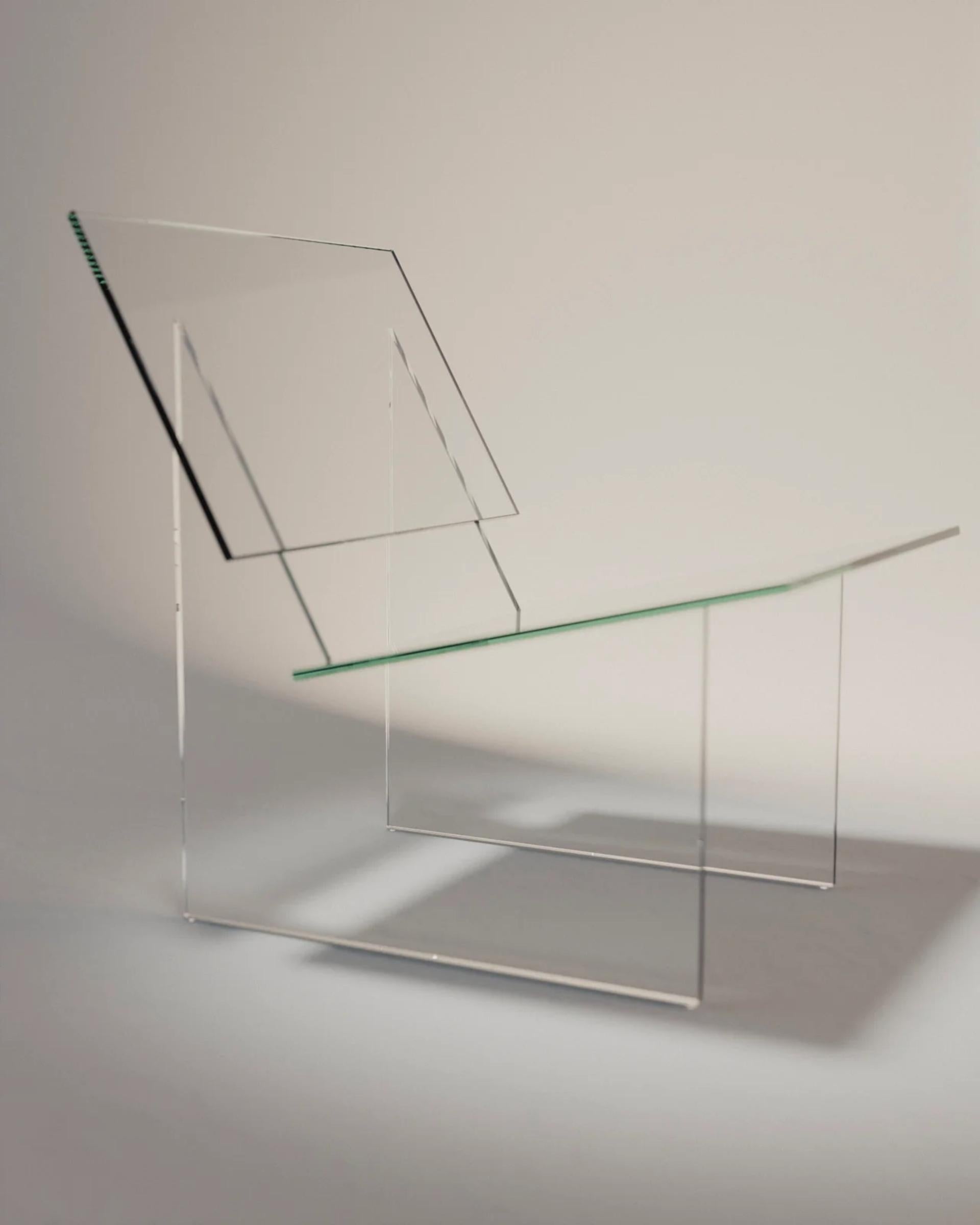 Francese MONOLOG Poltrona Invisibile di Glass Variations in vendita
