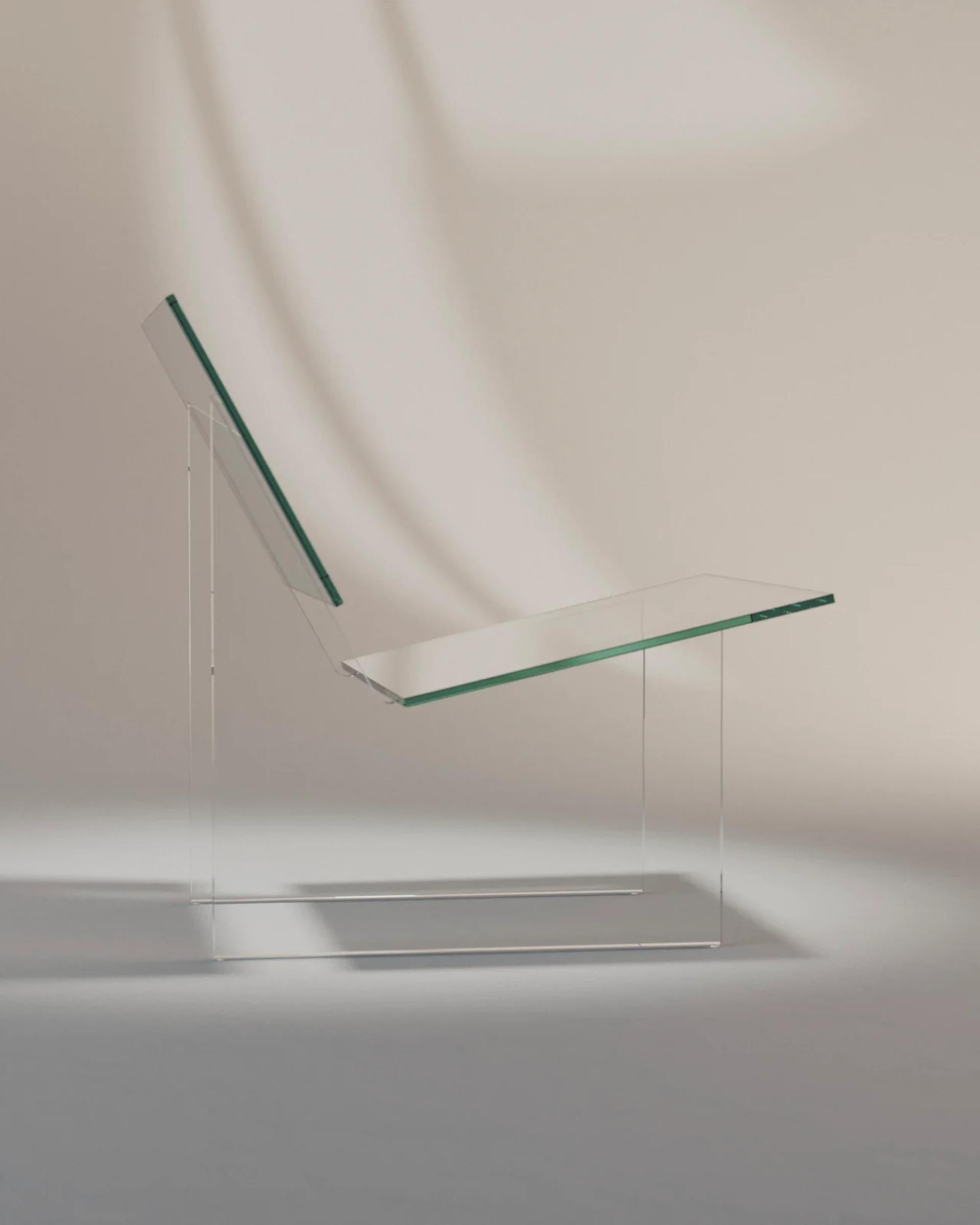 XXI secolo e contemporaneo MONOLOG Poltrona Invisibile di Glass Variations in vendita