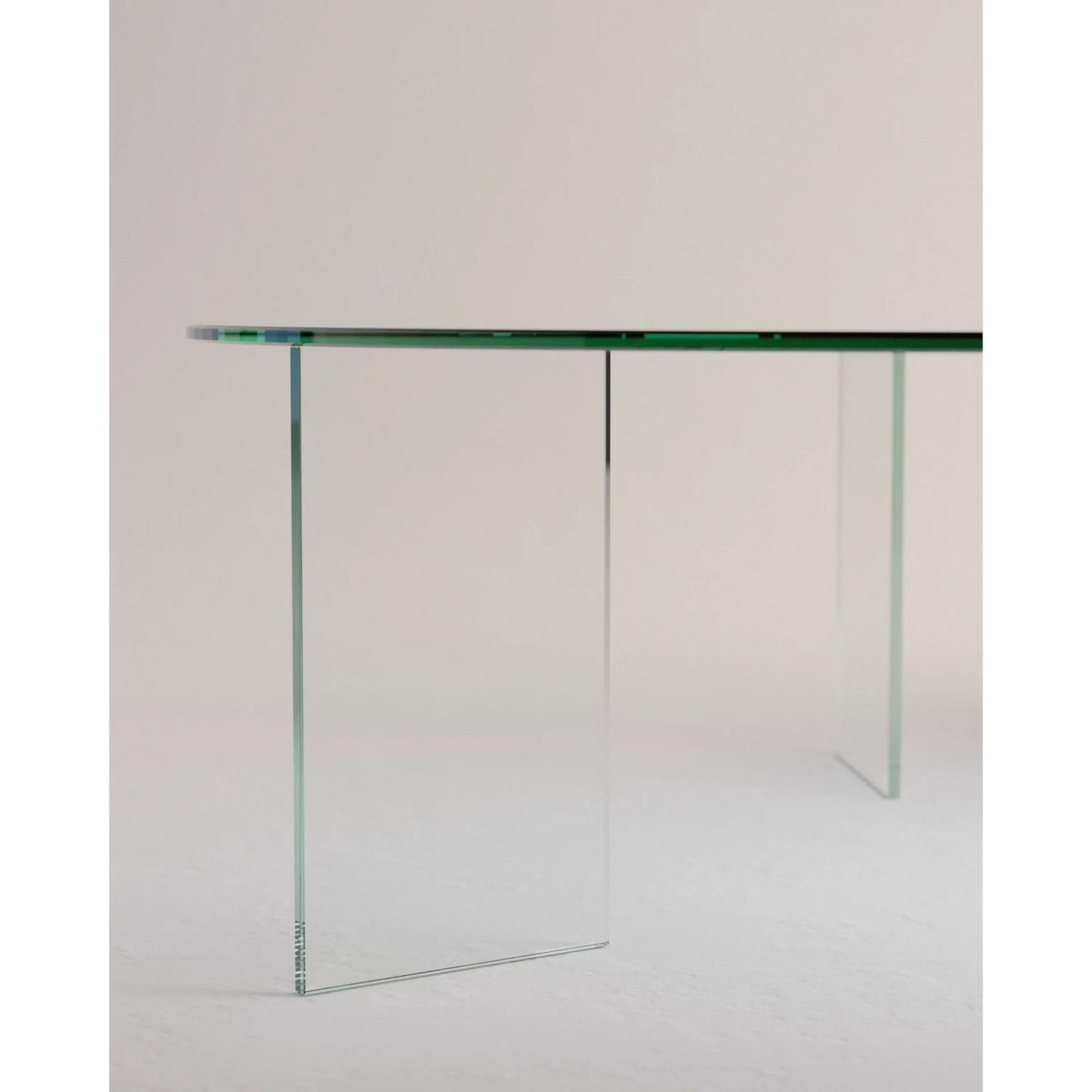 Postmoderne Table basse Monolog XL par Glass Variations en vente