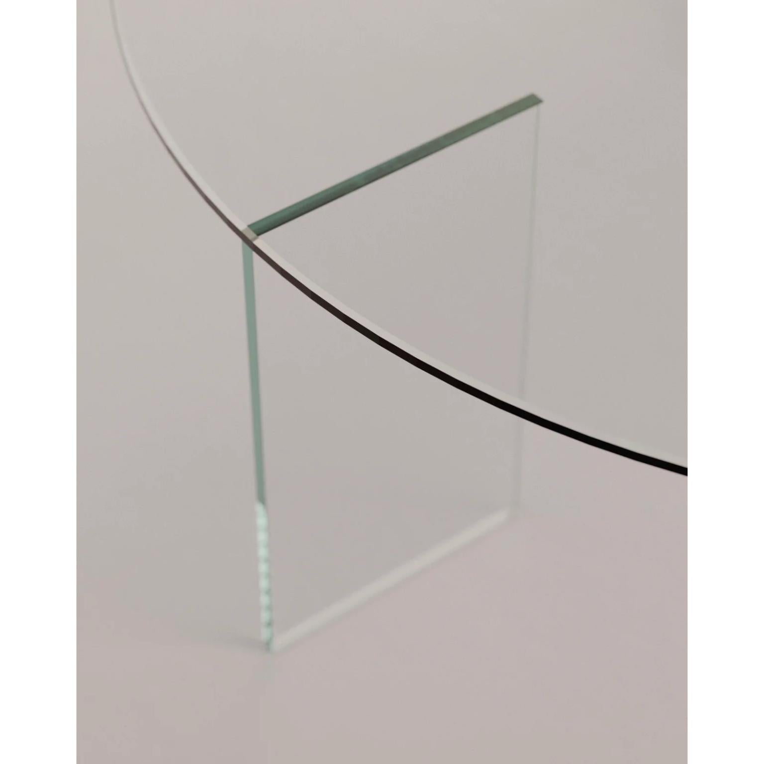Trempé Table basse Monolog XL par Glass Variations en vente