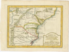 Monomotapa Empire Map – East Africa, French Cartography, c.1740