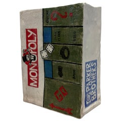 Monopoly Man Ceramic Rectangular Vase