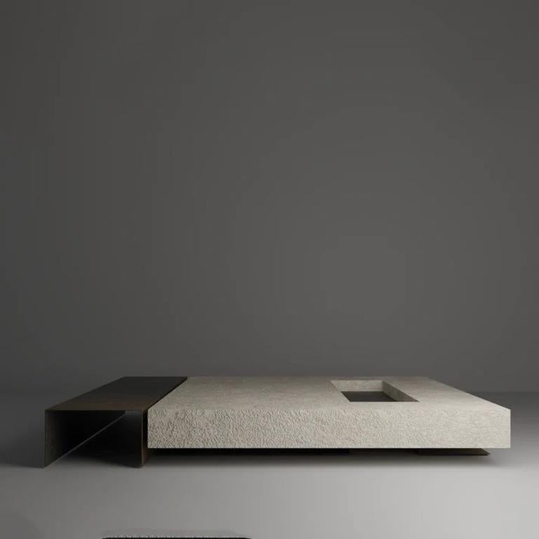 Pierre Table basse Monos - Un chef-d'œuvre minimaliste de forme et de fonction en vente