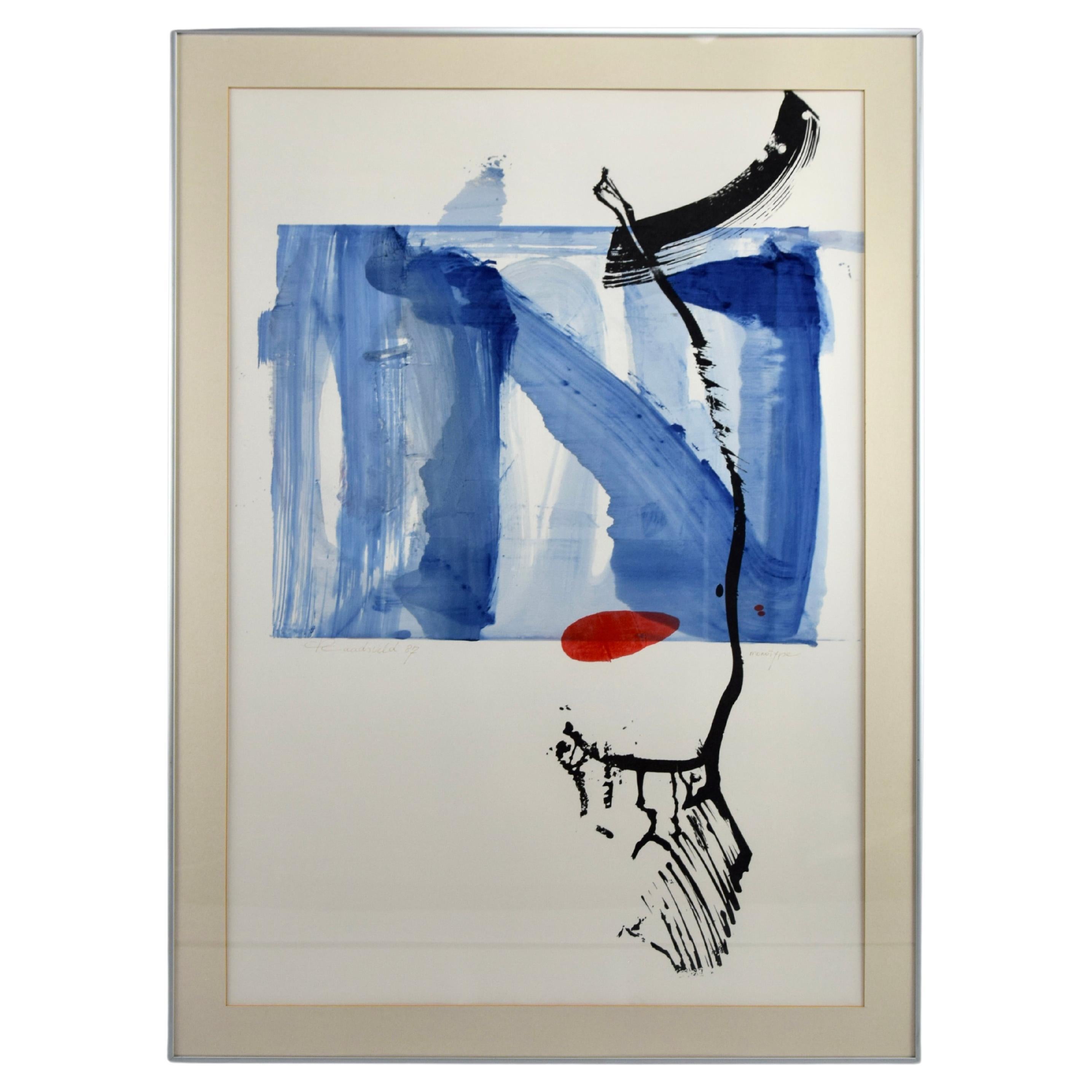 Monotype by Carla Raadsveld 1987 For Sale