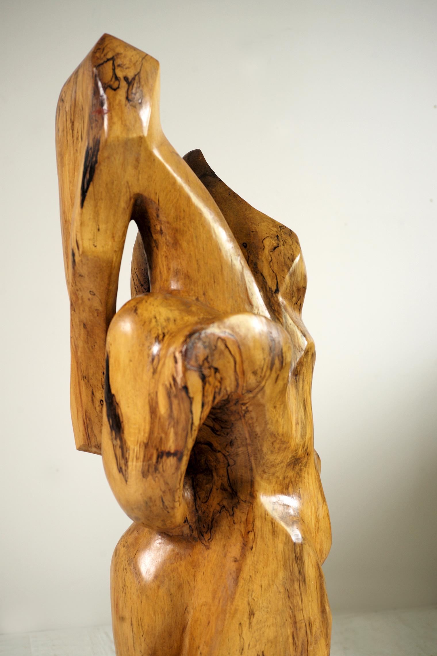 oxyl-Skulptur, „Couple“, 1960 (Bergahornholz) im Angebot