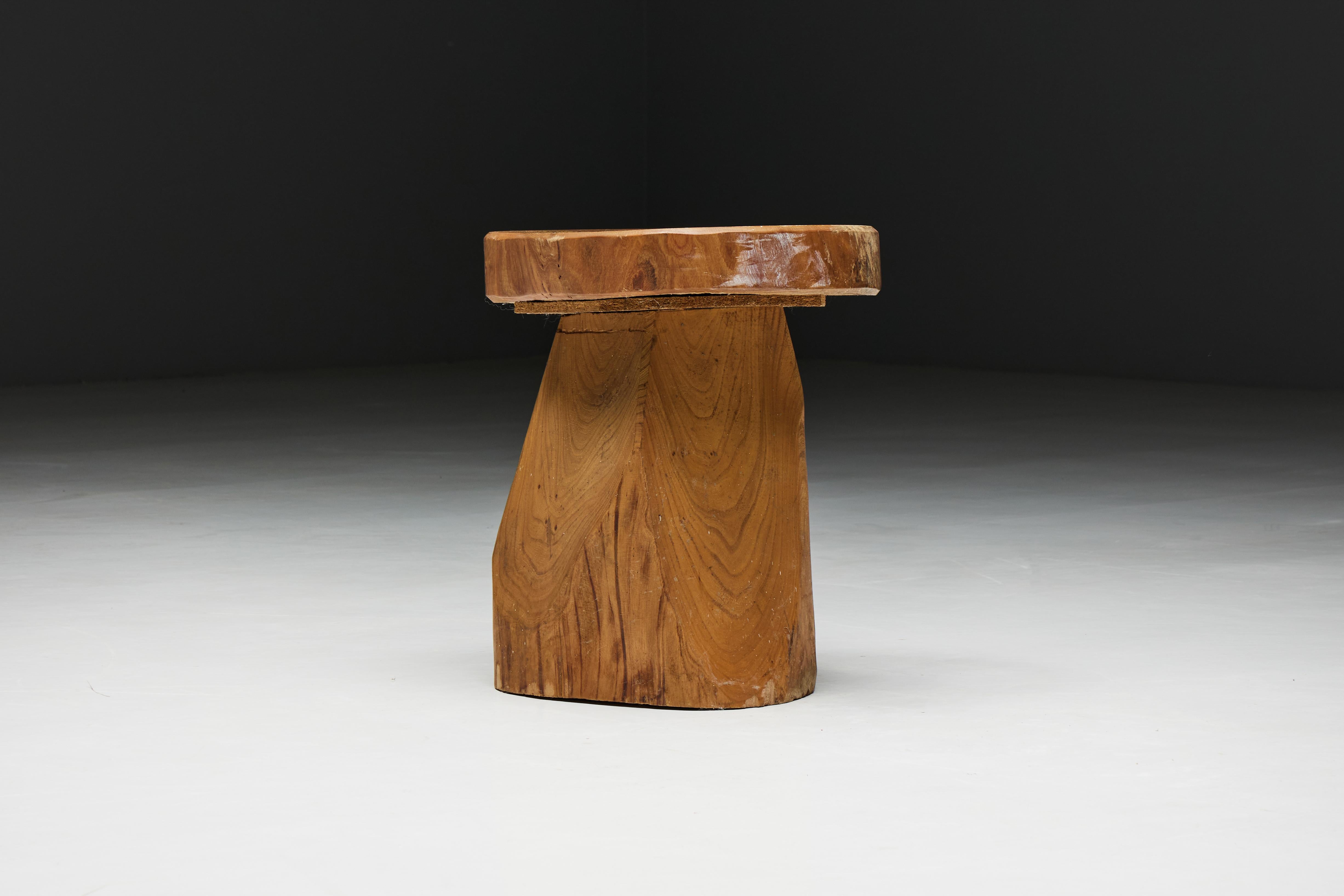 Monoxylite Stools in the Style of Zanine Caldas, Brazil, 1970s For Sale 2