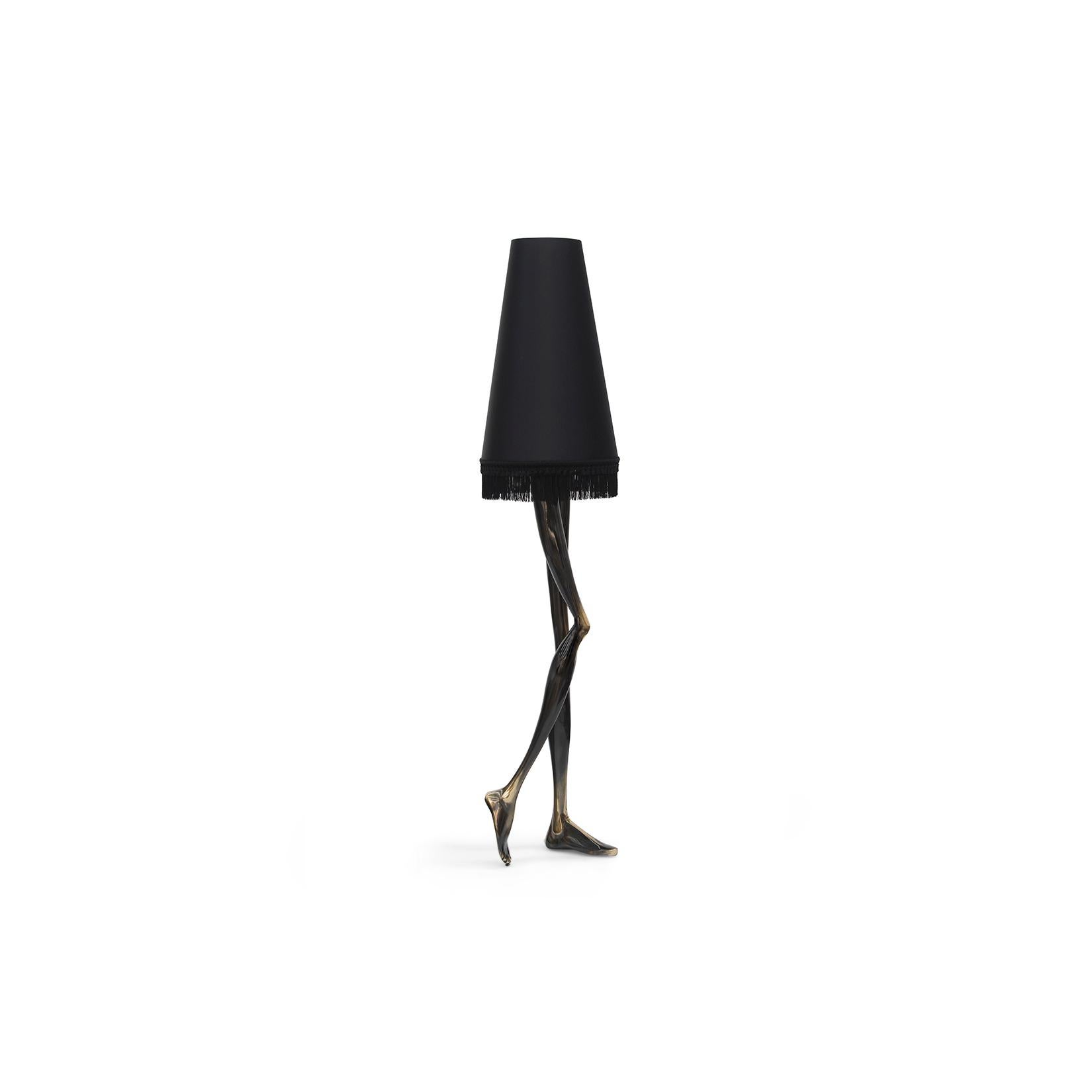 black tassel lamp shade