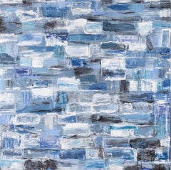 Call of the Sea - Monroe Hodder, American, Abstract, Juxtapositions, Bold, Blue