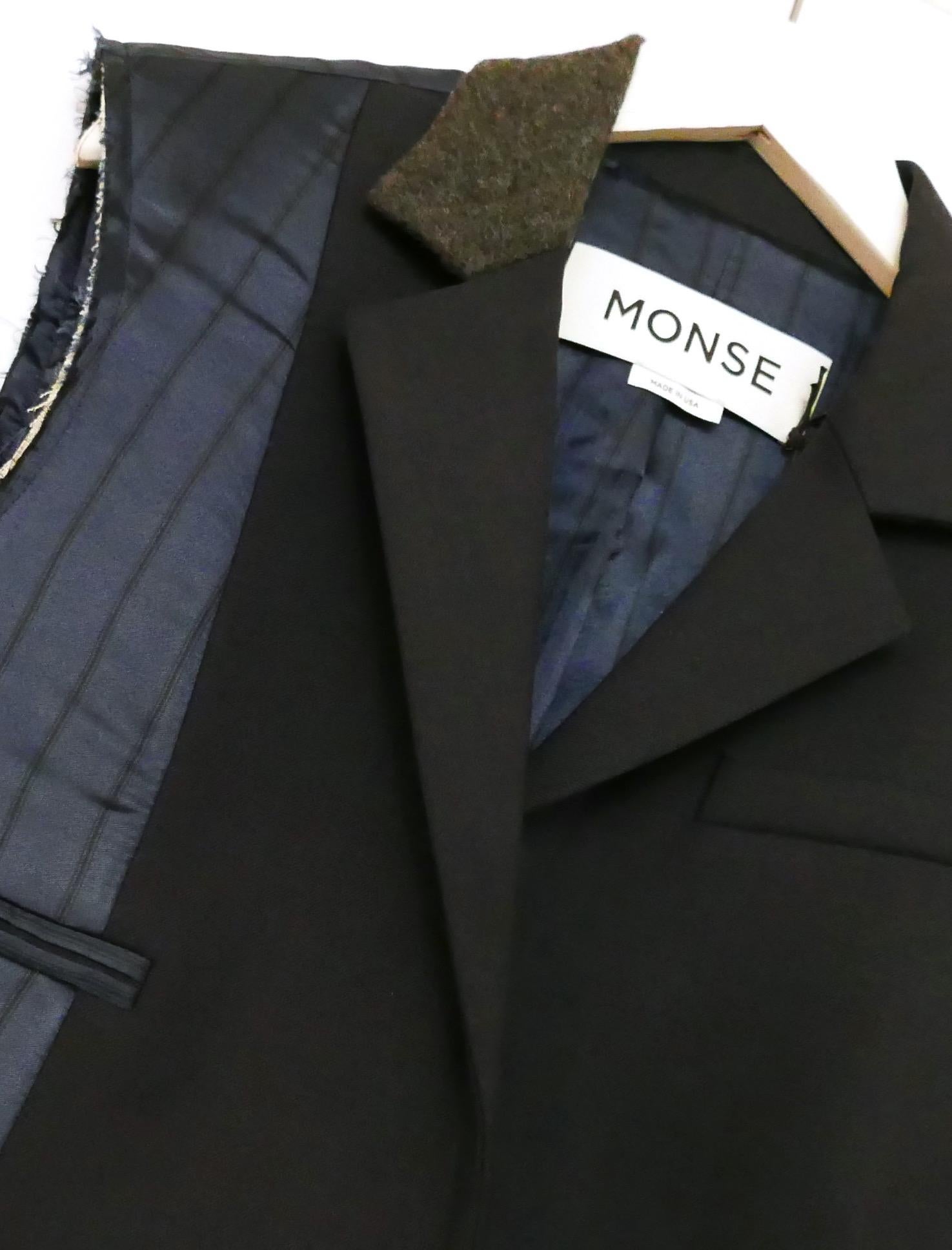 Monse deconstructed sleeveless jacket from the Pre-Fall 2019 collection In New Condition For Sale In London, GB