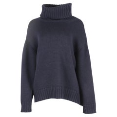 Monse Oversized Cutout Wool Turtleneck Sweater Large
