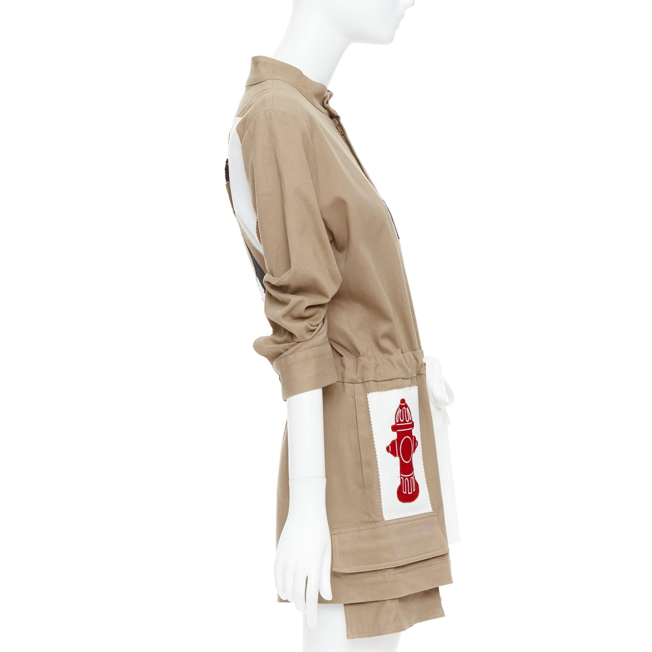 MONSE pelele patchwork hidrante corazón mezcla de algodón tostado US2 S en Bueno estado para la venta en Hong Kong, NT