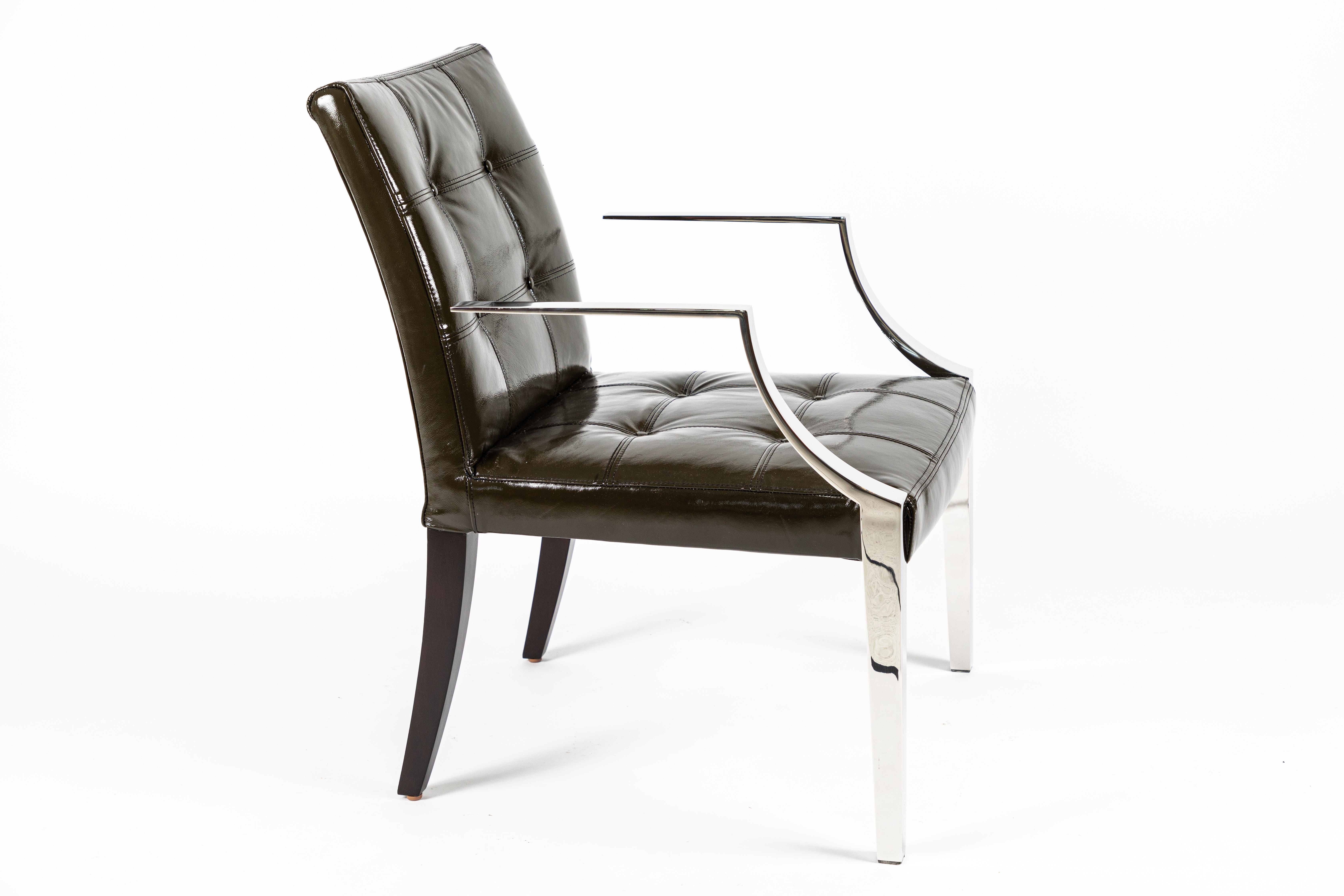 Stainless Steel Monseigneur Chairs Designed by Philippe Starck for Driade For Sale