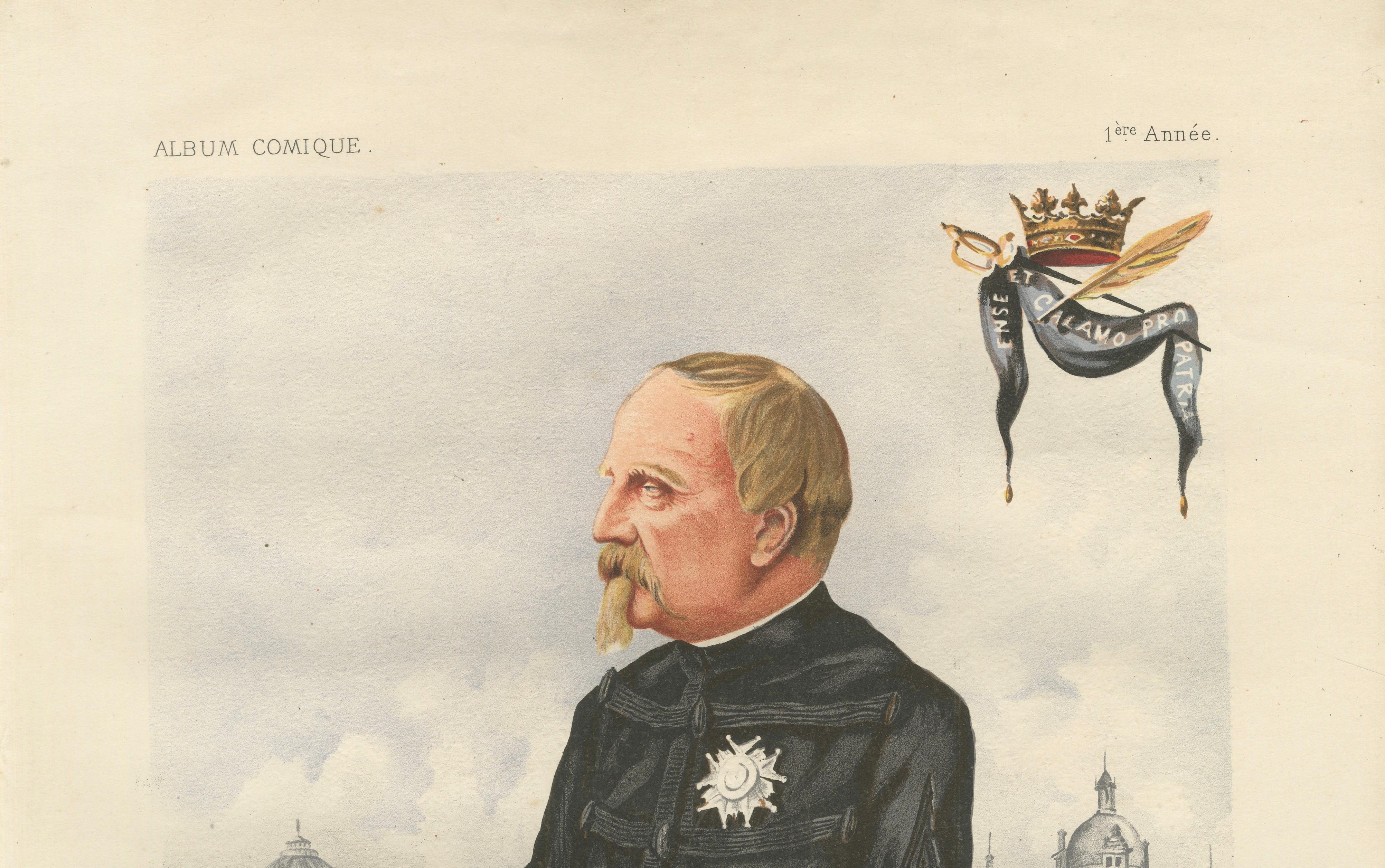 Monseigneur le Duc d’Aumale, French Chromolithograph Caricature, 1884