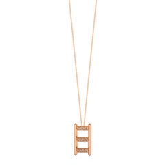Monseo Diamond Rose Gold Pendant Necklace