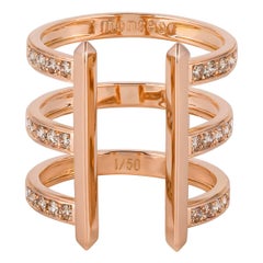 Monseo Diamond Rose Gold Ring