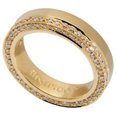 Monseo Yellow Gold Diamond Band