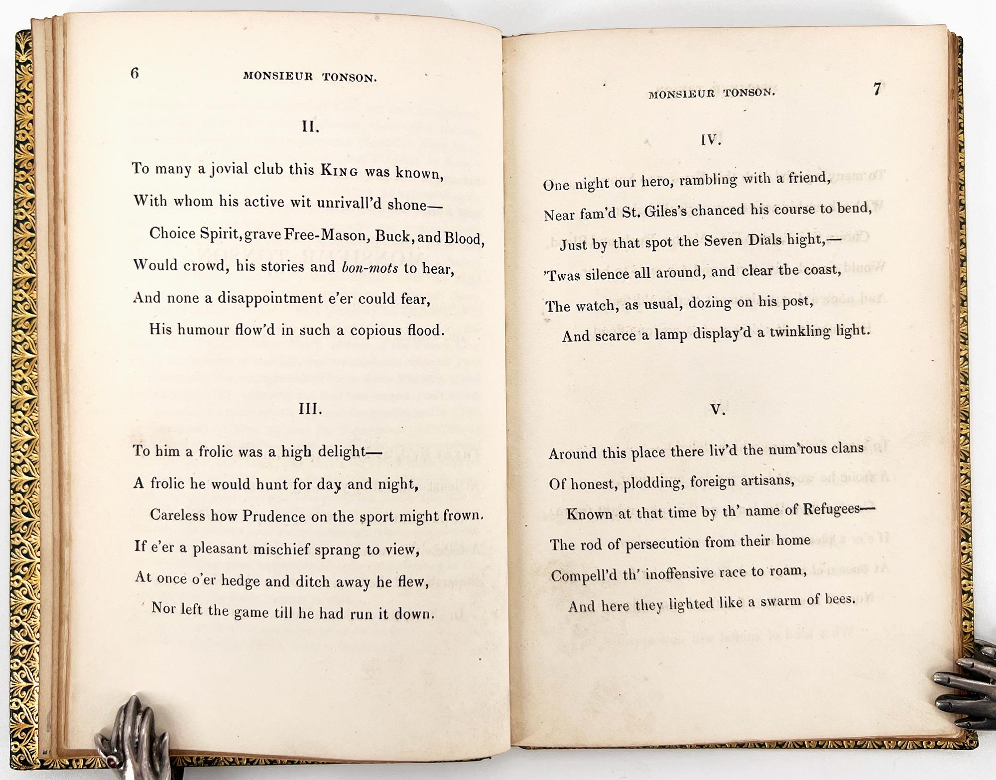 Monsieur Tonson by J. Taylor, illustrations by Robert CRUIKSHANK For Sale 3