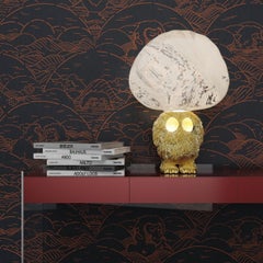 Monster Brainy with Hand-blown Glass Brain and Textured Brass