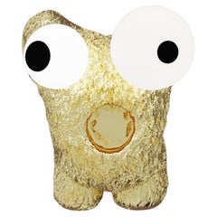 Monster Squinty con ojos de vidrio soplado a mano y latón texturizado