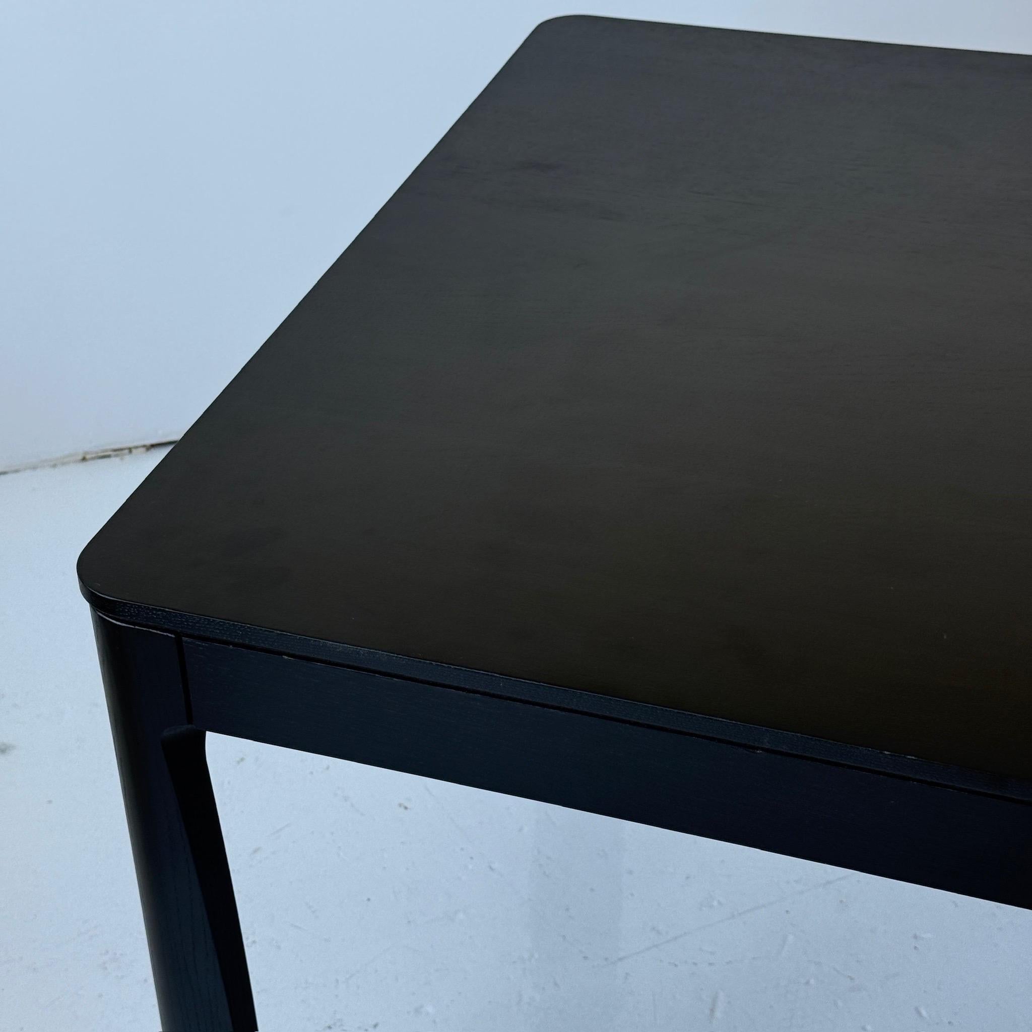c. 2000s. Denmark. Ebonized black wood construction. 

