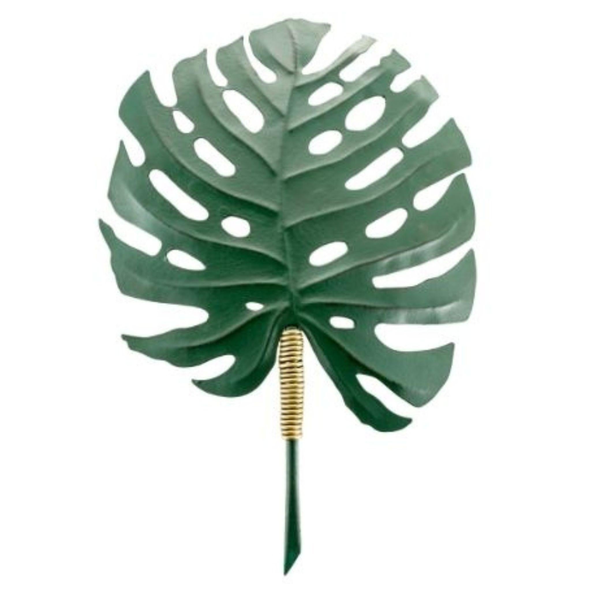 Monstera Leaf Ornamental Wall Light In New Condition For Sale In Firenze, FI