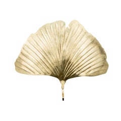 Monstera Leaf Ornamental Wall Light in Iron