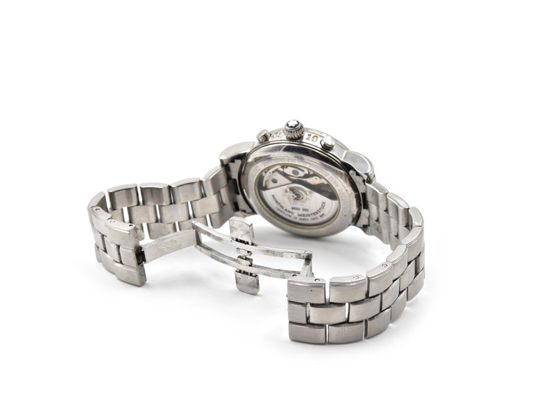 Stainless Steel Reloj Montblanc Meisterstuck 4810 501 Pre-Owned