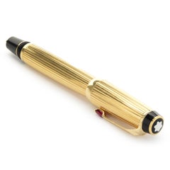 Mont Blanc Boheme Gold Plated Rouge Ballpoint Pen