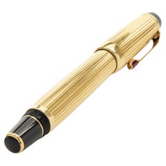 Used Mont Blanc Boheme Gold Plated Rouge Ballpoint Pen
