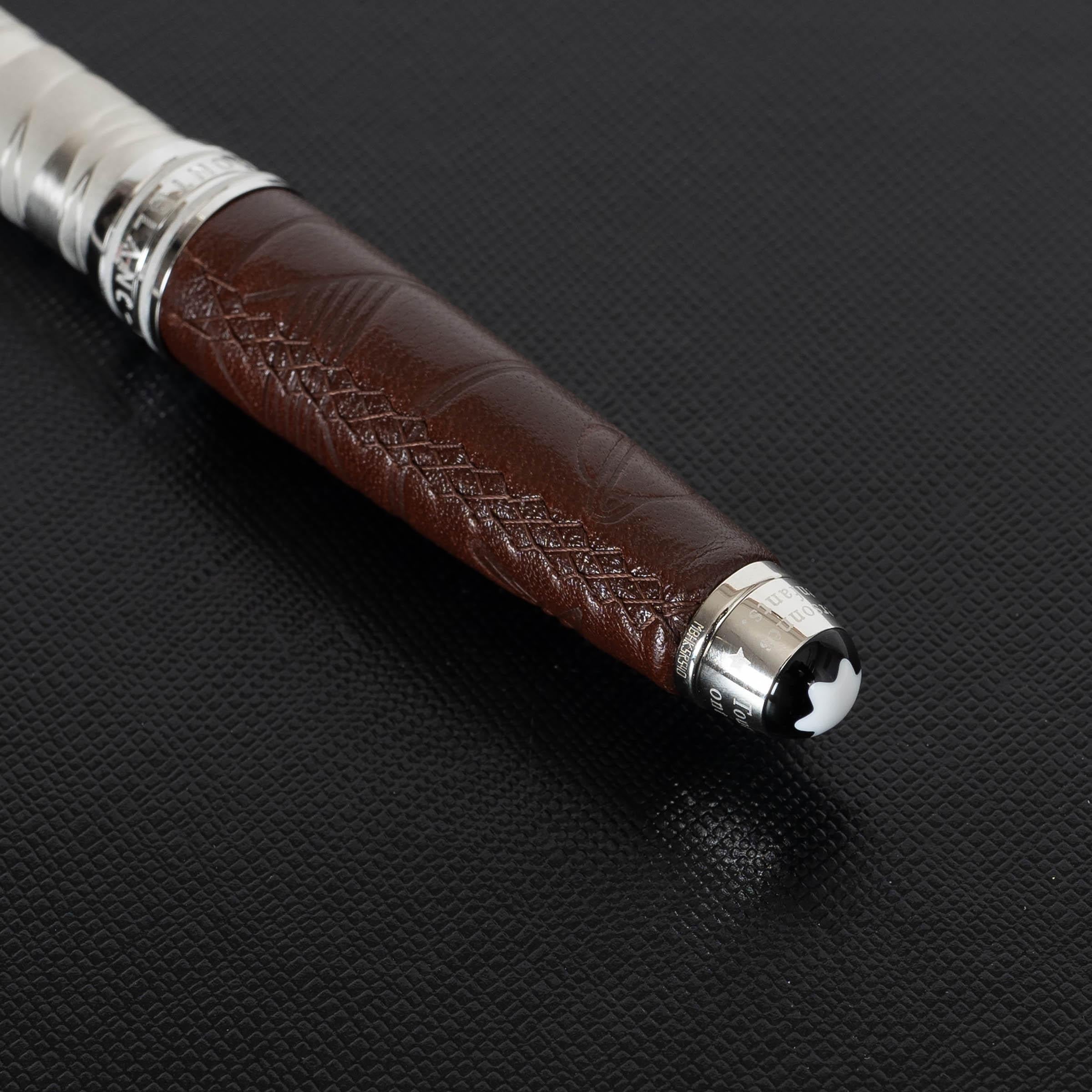 Women's or Men's MONT BLANC brown MEISTERSTUCK SOLITAIRE LE PETIT PRINCE AVIATOR Ballpoint Pen For Sale