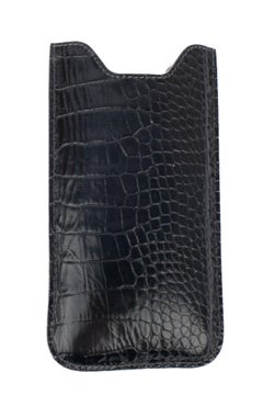 Mont Blanc calfskin holder crocodile-like