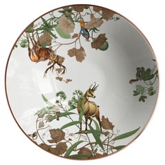 Mont Blanc, Contemporary Decorated Porcelain Bowl Design by Vito Nesta