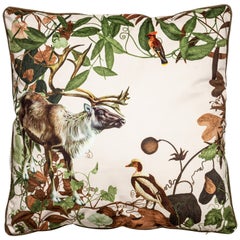 Coussin en velours imprimé Mont Blanc contemporain de Vito Nesta