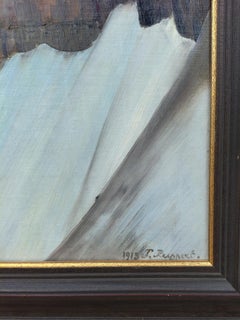 Mont Blanc - Fritz Ruppert Oil on Canvas 1913