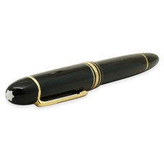 Mont Blanc Meisterstruck Gold-Coated Classique Black Fountain Pen