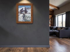 Mont Blanc - Ölgemälde auf Leinwand - Karl Böttner, 1939