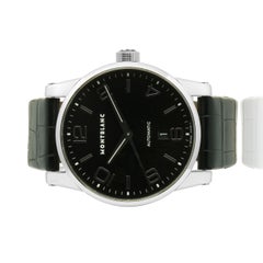 Mont Blanc Timewalker Date aus Edelstahl, 42 mm