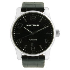 Mont Blanc Timewalker Date aus Edelstahl, 42 mm